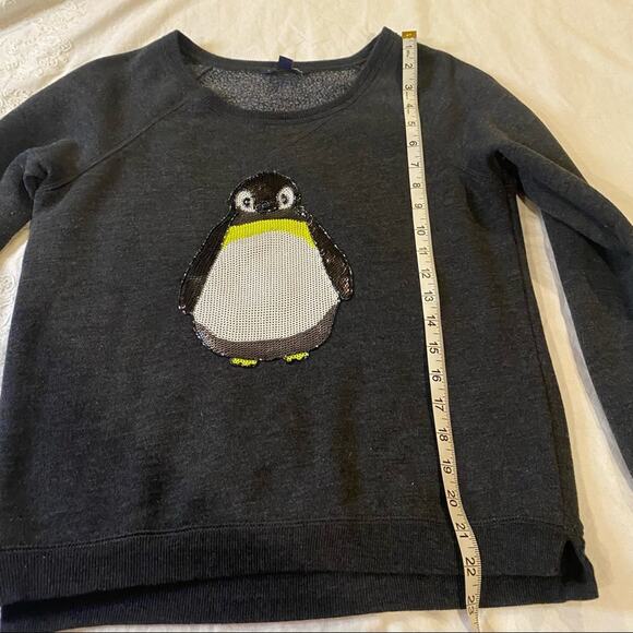 American Eagle Outfitters Sequin Penguin Sweater size small - Picture 6 of 7